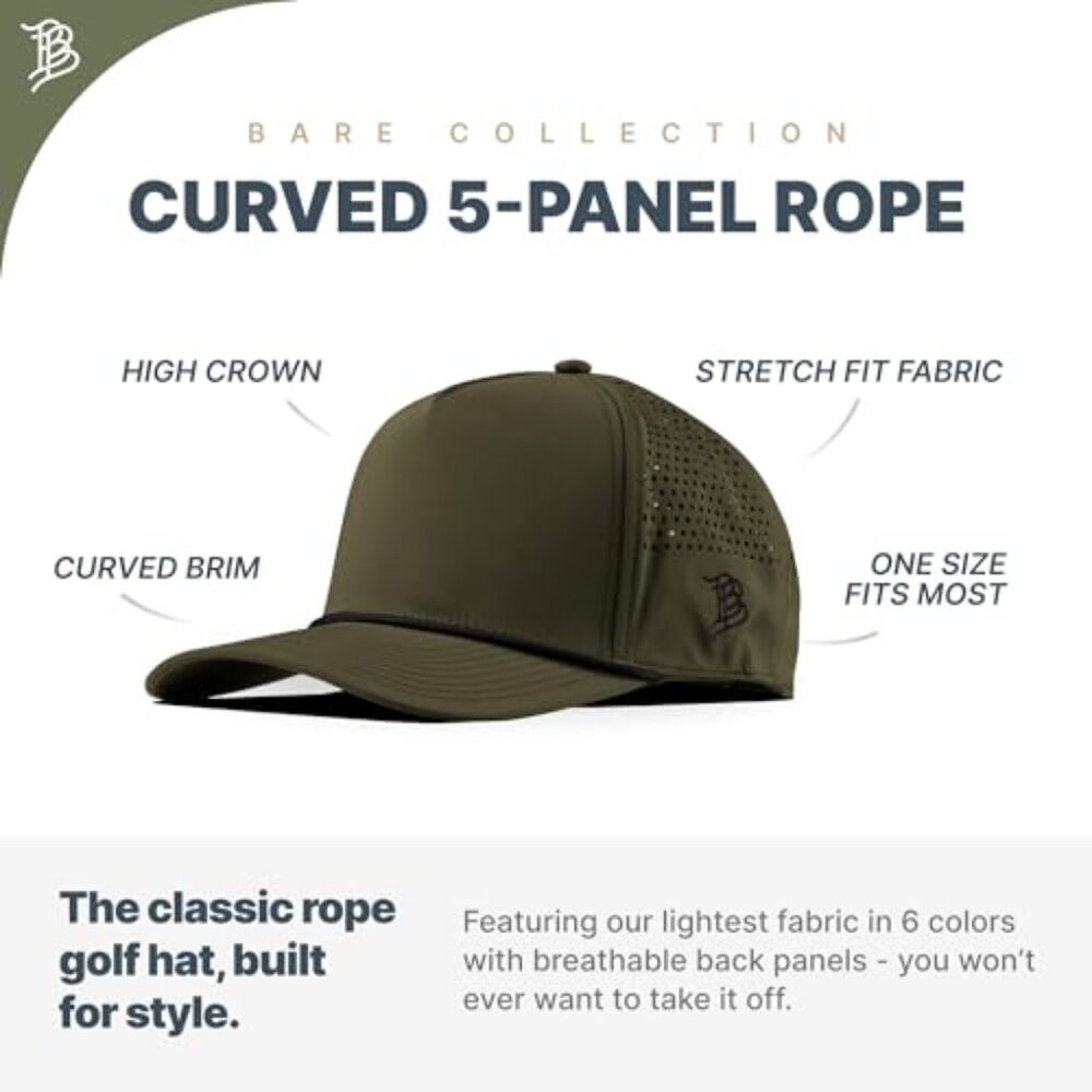 Lightweight Performance Baseball Cap Curved Bill … - image 4